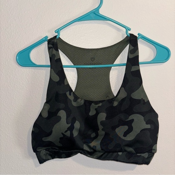 Colosseum Athletics Pants - Colosseum Camo Sports Bra/Leggings Set M